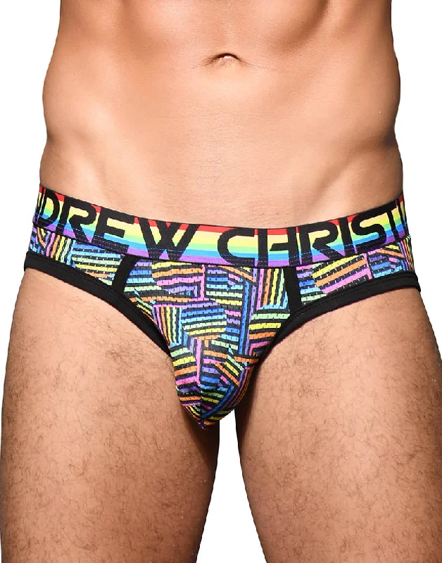 Demi - cup bras for a sexy and revealing look​ Andrew Christian Retro Pride Mesh Brief W/ Almost Naked 92144