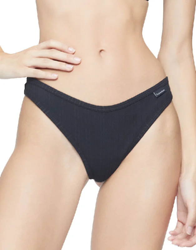 Bralettes for a trendy and comfortable alternative​ Calvin Klein Women Ribbed Thong QD3884
