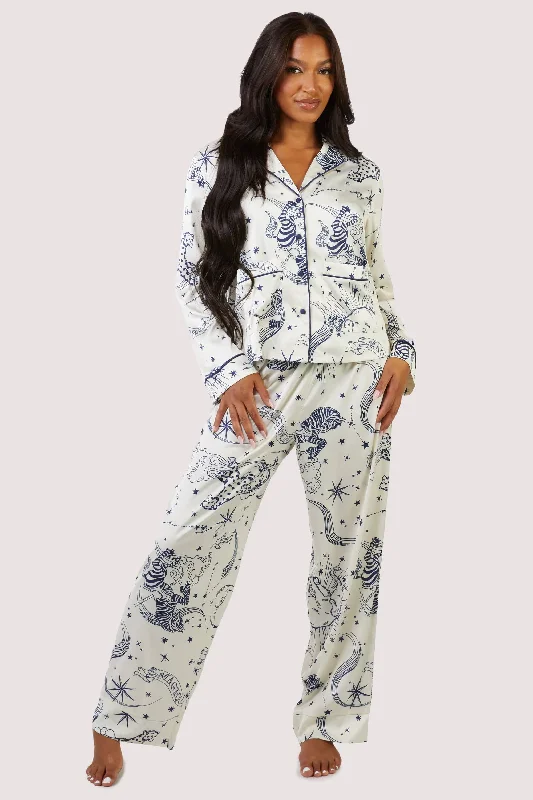Minimizer bras to reduce the appearance of breast size​ Celestial Long Sleeved Pyjama Set