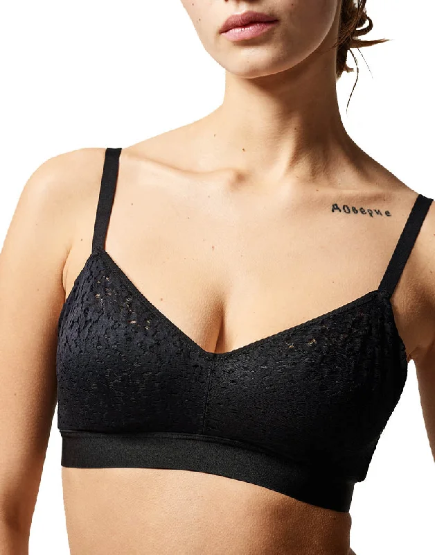 Nylon bras offering durability and stretch​ Chantelle Norah Supportive Wire-Free Bralette 13F8