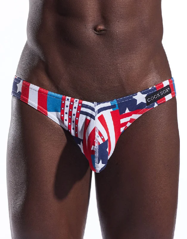 Bra with a half - cup design for a sexy and minimalist look​ Cocksox American Collection Freedom Brief CX01