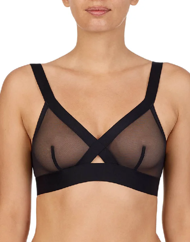 Polyester bras with moisture - wicking properties​ DKNY Sheers Triangle Cup Bralette DK4084