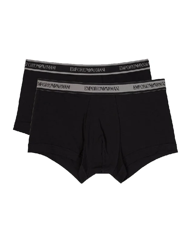 Bra with a high - cut cup for more coverage and support​ Emporio Armani 2-Pack Cotton Stretch Trunk 111210-1A717