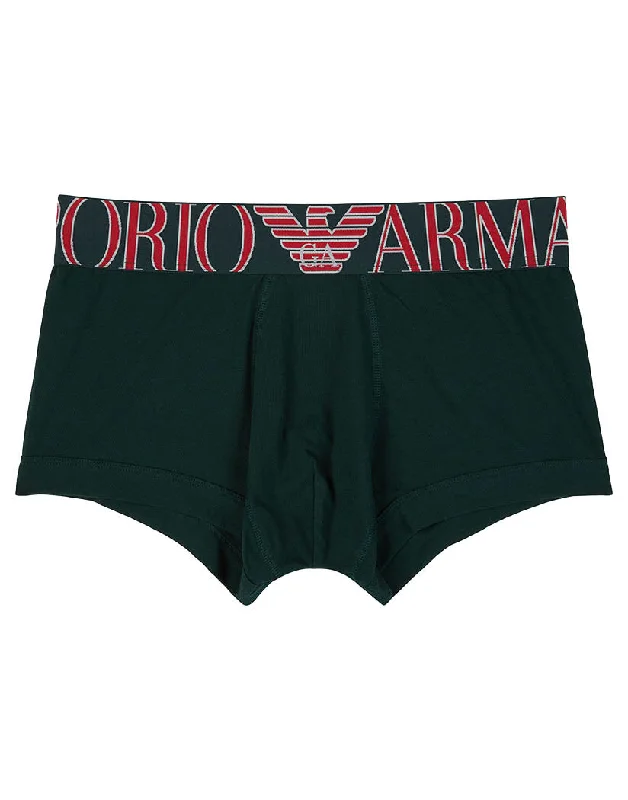 Bra with a seamless back for a smooth look under clothes​ Emporio Armani Big Logo Knit Trunk 111389-08284