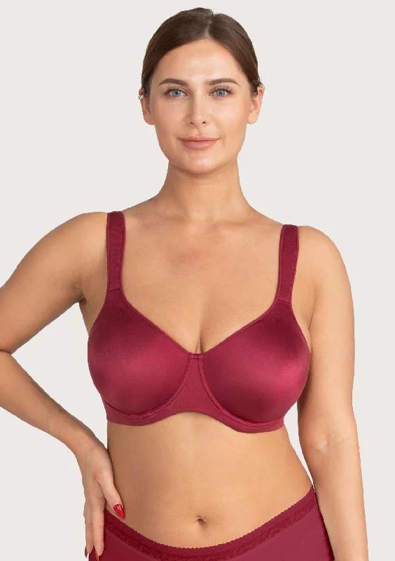 Bra with a mesh - lined cup for better breathability​ Edith Unlined Full Coverage Minimizer Bra