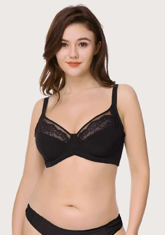 Bra with a push - up insert for extra cleavage on demand​ Audre Unlined Comfort Bra