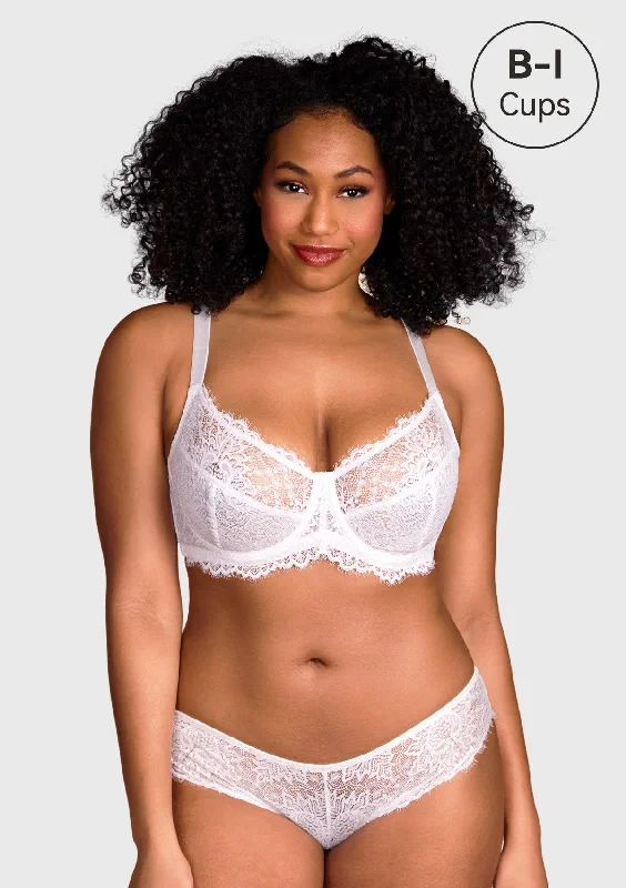 Bra with a lace - lined cup for a feminine and elegant look​ Sunflower Underwire Unlined Lace Bra
