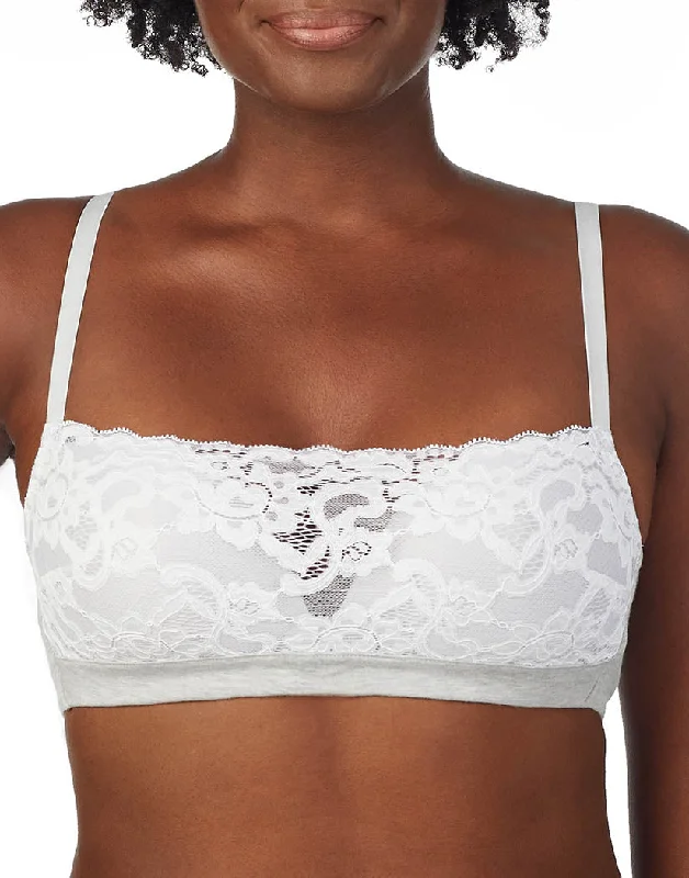 Bra with a high - cut cup for more coverage and support​ Le Mystere Cotton Touch Wireless Bralette 6020