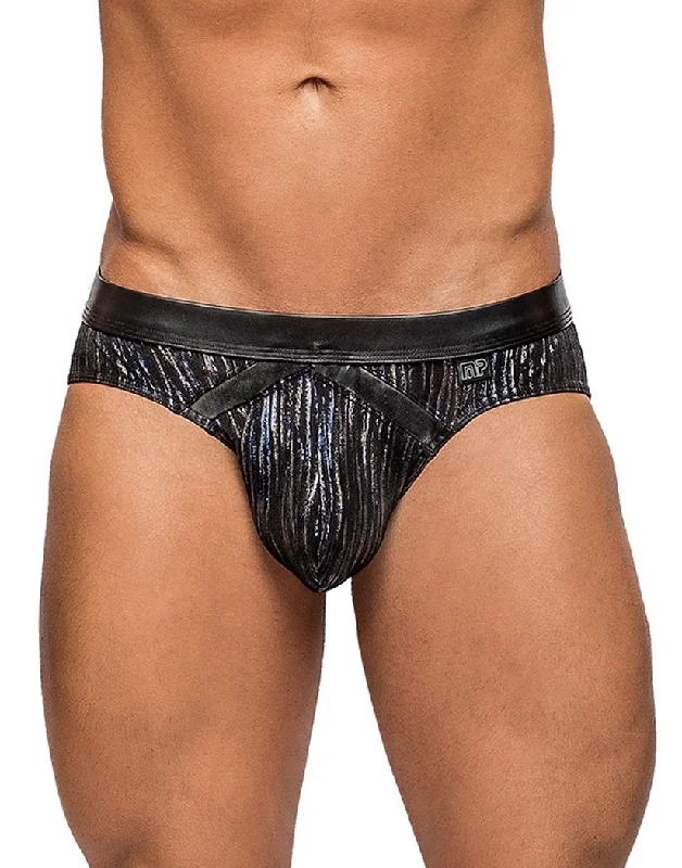 Bra with a solid color for a classic and versatile option​ Male Power Dazzle Insert Bikini 485-242