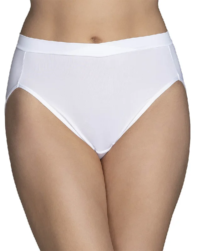 Unpadded bras for a natural and lightweight feel​ Vanity Fair Beyond Comfort Silky Stretch Hi-Cut 13291