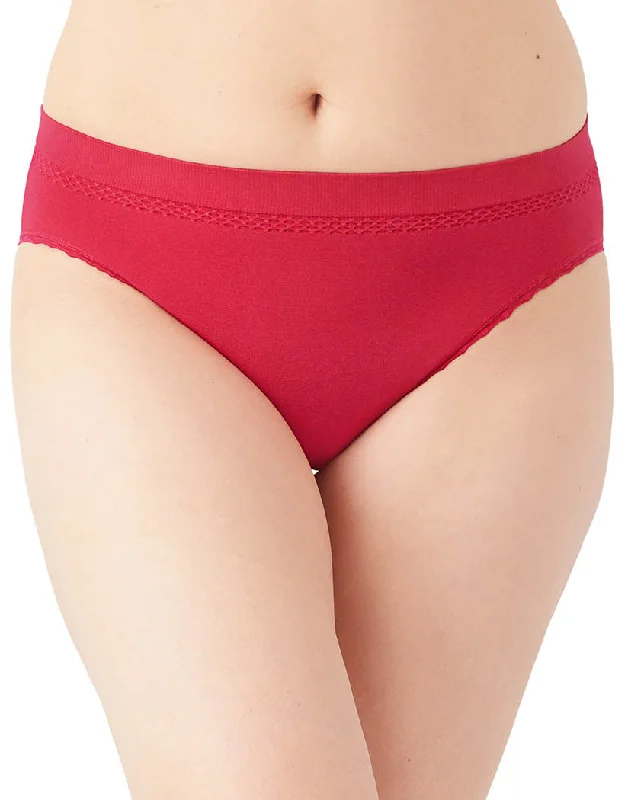 Bra with a plus - size underwire for enhanced support​ Wacoal B-Smooth Bikini Persian Red 873374