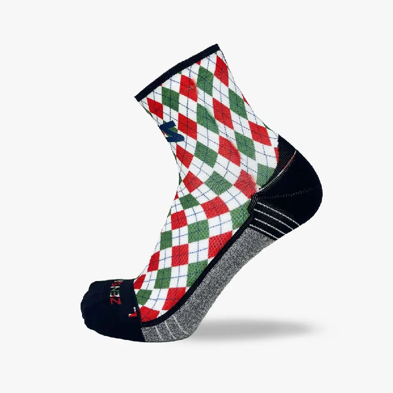 Holiday Argyle Socks (Mini-Crew)