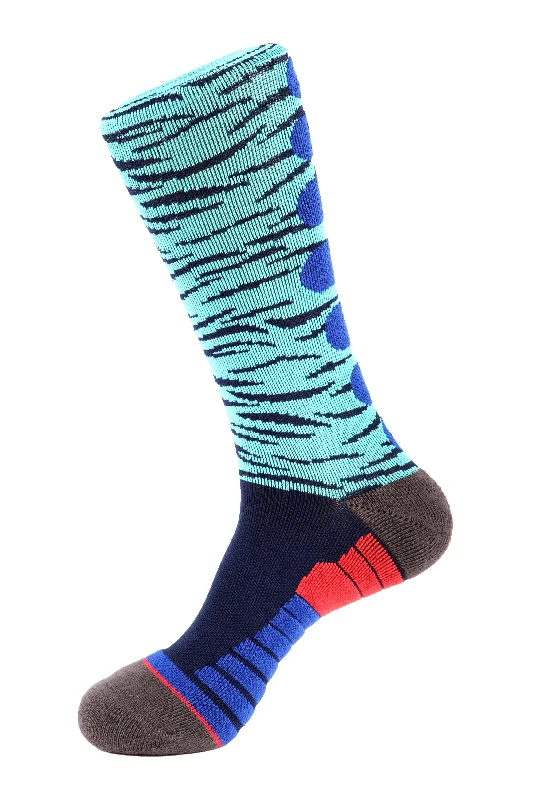 Tiger Stripe Athletic Socks